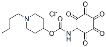 (1-butyl-3,4,5,6-tetrahydro-2H-pyridin-4-yl) N-(3-pentoxyphenyl)carbam ate chloride Struktur