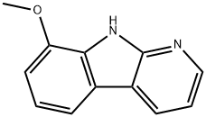 8-methoxy-9H-pyrido[2,3-b]indole Struktur