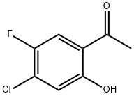 1-(4-Chloro-5-fluoro-2-hydroxy-phenyl)-ethanone Struktur