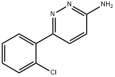 6-(2-chlorophenyl)pyridazin-3-amine Struktur