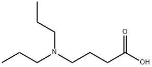 4-(dipropylamino)butanoic acid Struktur