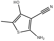 3-Thiophenecarbonitrile,  2-amino-4-hydroxy-5-methyl- Struktur