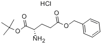 H-GLU(OBZL)-OTBU HCL Structure