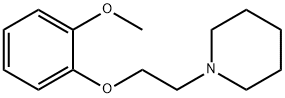 1-[2-(2-METHOXYPHENOXY)ETHYL]-PIPERIDINE Struktur