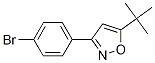 3-(4-broMophenyl)-5-tert-butylisoxazole Struktur