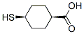 Cyclohexanecarboxylic acid, 4-mercapto-, cis- (9CI) Struktur