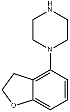 1-(2,3-DIHYDROBENZOFURAN-4-YL)PIPERAZINE Struktur