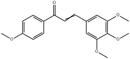 1-(4-METHOXYPHENYL)-3-(3,4,5-TRIMETHOXYPHENYL)PROP-2-EN-1-ONE Struktur