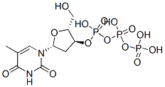 Thymidine 3'-triphosphoric acid Struktur