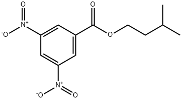 Benzoic acid, 3,5-dinitro-, 3-Methylbutyl ester Struktur