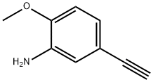 5-ETHYNYL-2-METHOXY-PHENYLAMINE Struktur