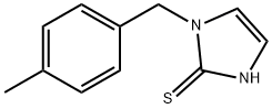 1-(4-Methylbenzyl)-1H-imidazole-2-thiol Struktur