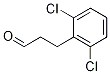 Benzenepropanal, 2,6-dichloro- Struktur