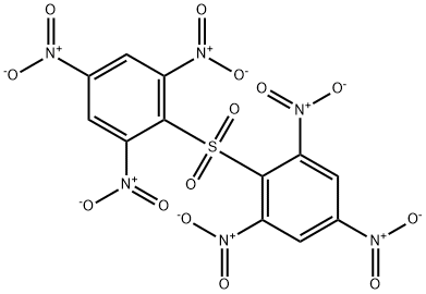 bis(2,4,6-trinitrophenyl) sulphone Struktur