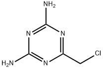 2-(Chloromethyl)-1,3,5-triazine-4,6-diamine Struktur