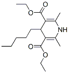 DIETHYL 2,6-DIMETHYL-4-PENTYL-1,4-DIHYDROPYRIDINE-3,5-DICARBOXYLATE Struktur