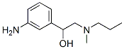 1-(3-aminophenyl)-2-(methyl-propyl-amino)ethanol Struktur