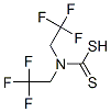 bis(trifluoroethyl)carbamodithioic acid Struktur