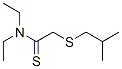 Ethanethioamide,  N,N-diethyl-2-[(2-methylpropyl)thio]- Struktur