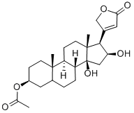 GITOXIGENIN 3-ACETATE Struktur