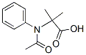 Alanine,  N-acetyl-2-methyl-N-phenyl- Struktur