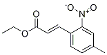 (E)-ethyl 3-(4-Methyl-2-nitrophenyl)acrylate Struktur