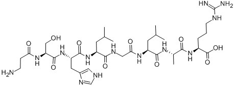 (BETA-ALA70)-C3A (70-77) Struktur