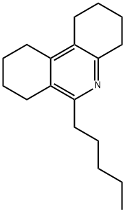 6-Pentyl-1,2,3,4,7,8,9,10-octahydrophenanthridine Struktur