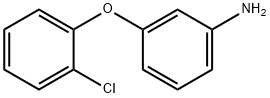 3-(2-CHLORO-PHENOXY)-PHENYLAMINE Struktur