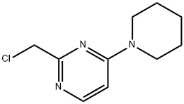 2-(chloromethyl)-4-(piperidin-1-yl)pyrimidine Struktur