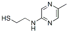 Ethanethiol, 2-[(5-methylpyrazinyl)amino]- (9CI) Struktur