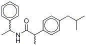 N-(1-Phenylethyl) Ibuprofen AMide
(Mixture of 4 DiastereoMers) Struktur