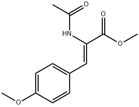 (Z)-METHYL 2-ACETAMIDO-3-(4-METHOXYPHENYL)ACRYLATE Struktur