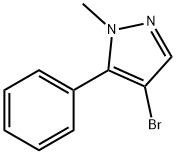 4-BROMO-1-METHYL-5-PHENYL-1H-PYRAZOLE, 97 Struktur