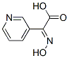 3-Pyridineaceticacid,alpha-(hydroxyimino)-,(E)-(9CI) Struktur