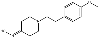 1-[2-(4-Methoxyphenyl)ethyl]piperidine-4-ketoxime Struktur