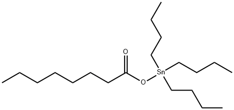 tributyl(octanoyloxy)stannane Struktur