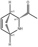 Ethanone, 1-(2-azabicyclo[2.2.1]hept-5-en-3-yl)-, exo- (9CI) Struktur