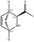 Ethanone, 1-(2-azabicyclo[2.2.1]hept-5-en-3-yl)-, endo- (9CI) Struktur