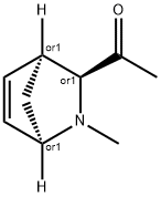 Ethanone, 1-(2-methyl-2-azabicyclo[2.2.1]hept-5-en-3-yl)-, endo- (9CI) Struktur