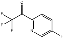 2,2,2-trifluoro-1-(5-fluoropyridin-2-yl)ethanone Struktur