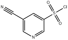 5-Cyano-3-Pyridinesulfonyl  chloride Struktur