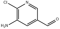 5-aMino-6-chloronicotinaldehyde Struktur