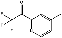 2,2,2-trifluoro-1-(4-Methylpyridin-2-yl)ethanone Struktur