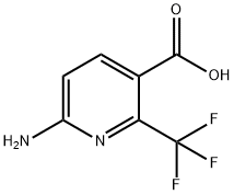 6-Amino-2-trifluoromethyl-nicotinic acid Struktur