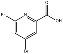 4,6-dibroMopicolinic acid Struktur