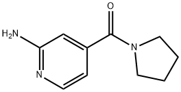 4-(pyrrolidin-1-ylcarbonyl)pyridin-2-amine Struktur