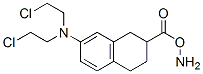 amino 7-[bis(2-chloroethyl)amino]tetralin-2-carboxylate Struktur