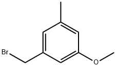 1-(BROMOMETHYL)-3-METHOXY-5-METHYLBENZENE Struktur