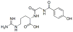 4-hydroxybenzoylglycylarginine Struktur